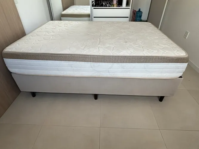 Cama Box Casal + Colchão