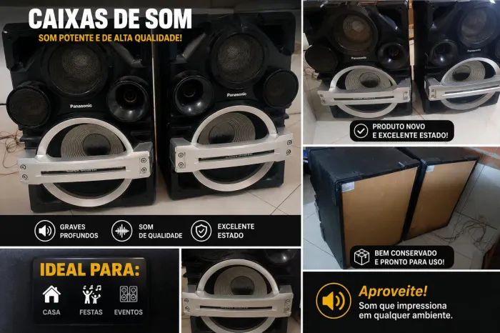Caixas de sons!