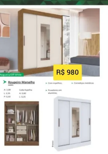 Guarda roupa casal