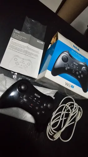 Wii u pro controller original preto