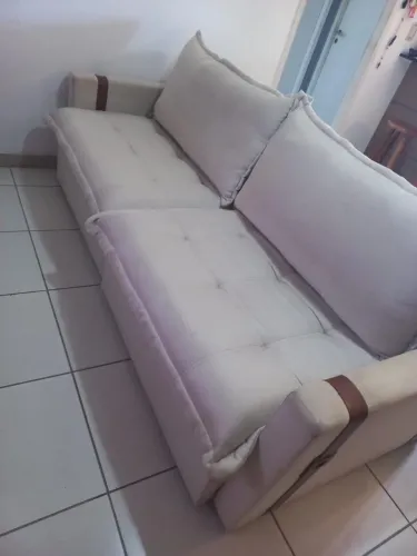 Sofá-cama Retrátil 2 em 1 - Usado 1 Ano - Ótimo Estado