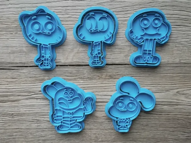 Cortador de Biscoito Gumball 5 Peças