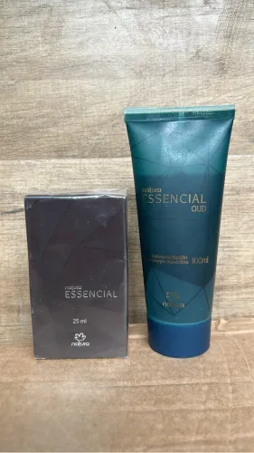 Combo Natura Perfume essencial e sabonete líquido essencial