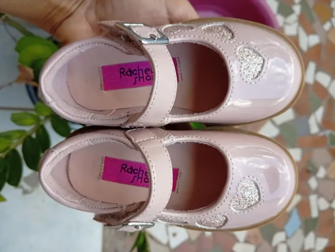 Sapato Rachel Shoes Rosa Verniz Tam 21 (Forma Pequena - Serve 19/20) - NOVO