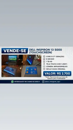 Notebook 2 em 1 Dell