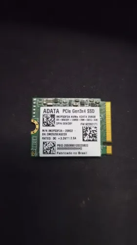 SSD ADATA 256GB NVMe M.2 PCIe Gen3x4