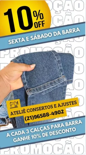 COSTUREIRA - CONSERTOS E REFORMAS
