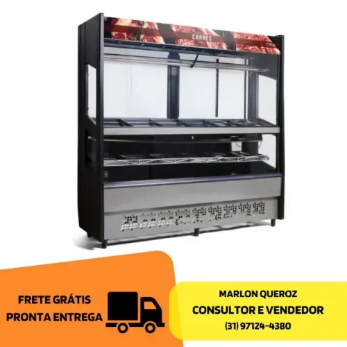 Balcão de Açougue Vertical 2M Novo