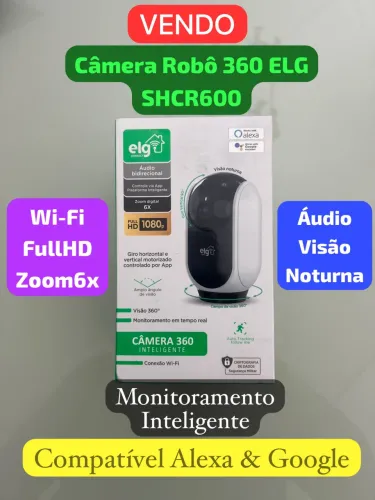 CÂMERA 360° ROBÔ ELG ( NOVA na CAIXA LACRADA )