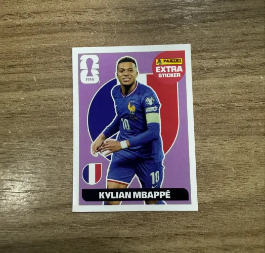 Figurinha Legend Rara Roxa Kylian Mbappé Copa do Mundo 2026