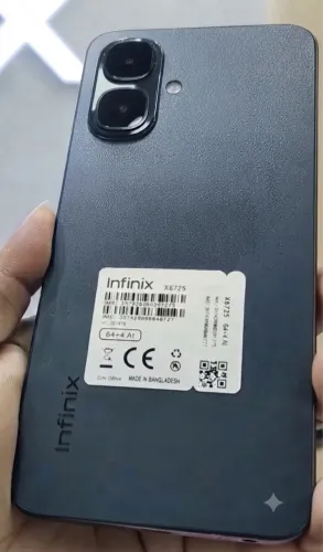 Smartphone Infinix Smart 10 4G 128GB 4GB RAM (+4GB RAM Expansível) Preto Lacrado