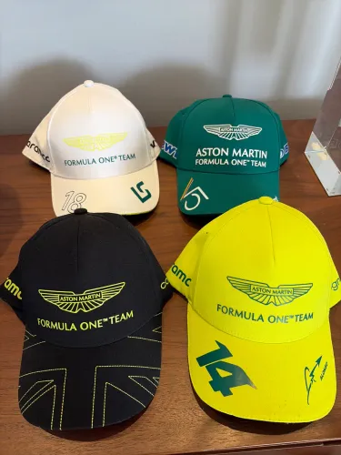Coleção Boné F1 - Aston Martin - Originais