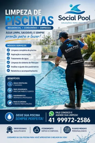 LIMPEZA DE PISCINA