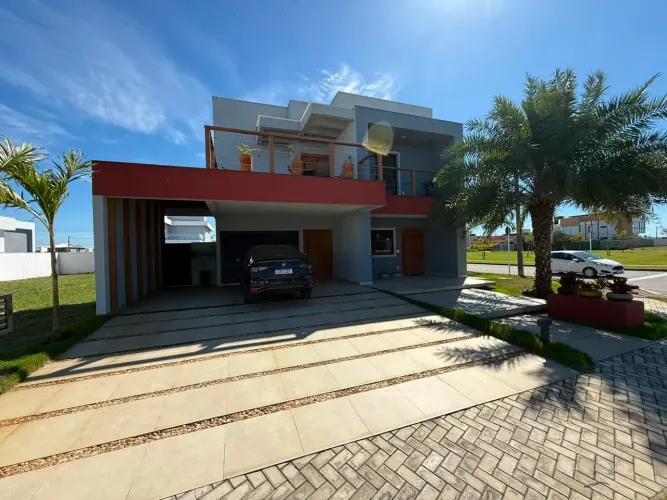 Casa Duplex Alphaville Cabo Frio, 247,96m², 2 Suítes, Espaço Gourmet, Living Room, Churras