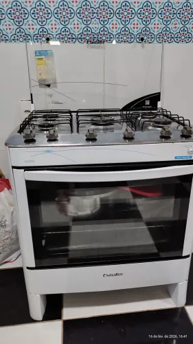 Fogão manual e elétrico 