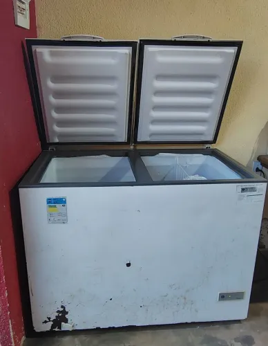 Freezer Horizontal 2 Tampas - Funcionando Perfeitamente