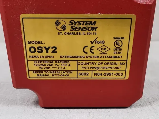 Sensor de sistema interruptor de supervisão OSY2 IP54