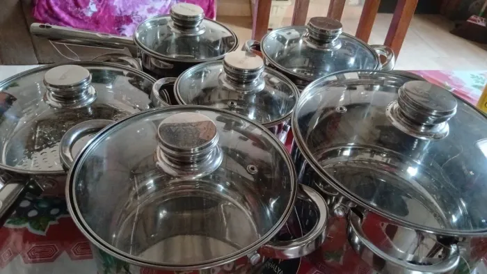Panelas inox nunca usadas