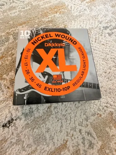 Cordas de guitarra D´Addario EXL110, 10 Sets