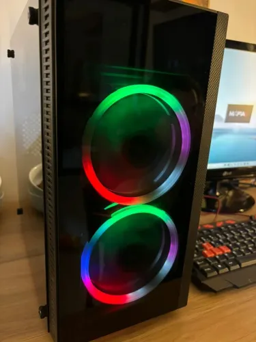 PC Gamer i3 9ª Ger. + GTX 1060 4GB + 16GB RAM + Monitor 24" | Suporte de Chão de Brinde