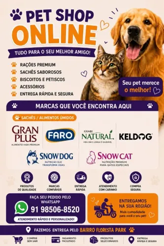 RAÇÃO PARA GATOS/CACHORROS