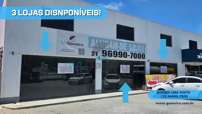 Alugam-se lojas a partir de aproximadamente 50m² - Guaratiba