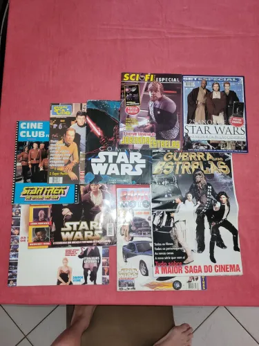 Kit Star Wars p Colecionadores c 5 posteres + 5 revistas tudo novissimo