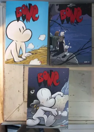 Bone hq de Jeff Smith completo em 3 vol - Completo -NOVO 1.376 páginas Editora Todavia