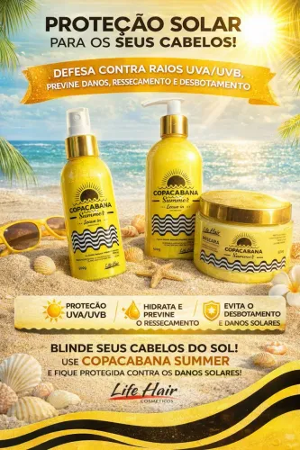 Kit praia Summer Life Hair