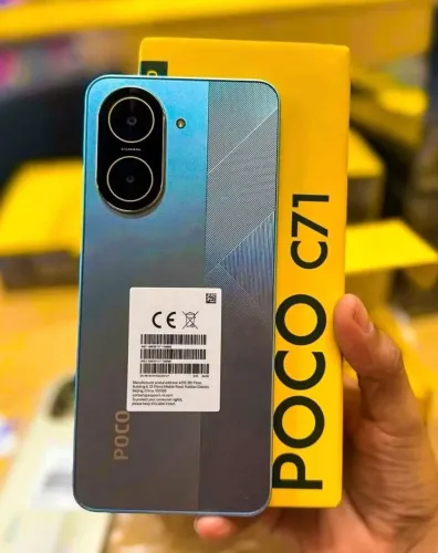 POCO C71 64GB 3GB Azul - Promoção Loja Física