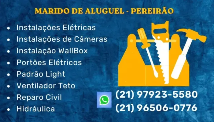 ELETRICISTA E MARIDO DE ALUGUEL - PEREIRÃO