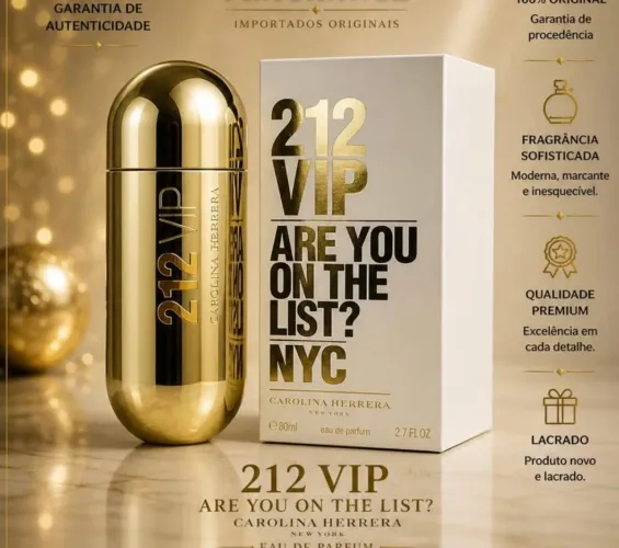 Perfume 212 vip 80 ml original 