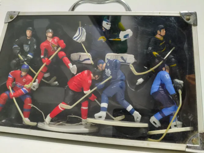 Estojo de colecionador NHLPA NHL 8 pç anos 90