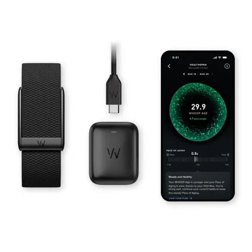 WHOOP Peak 5.0 Health Fitness vestível com assinatura de 12 meses
