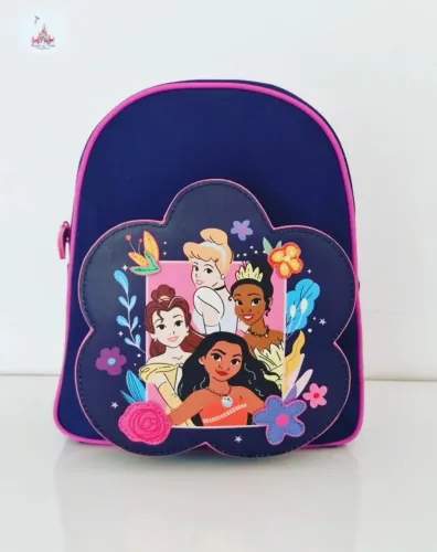 Mochila Princesas Disney Bela Tiana Moana Cinderela 