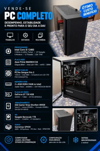 CPU Intel core I5 12400