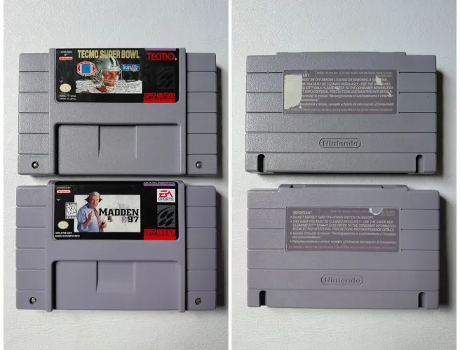 Lote 2 Cartuchos Snes Original.