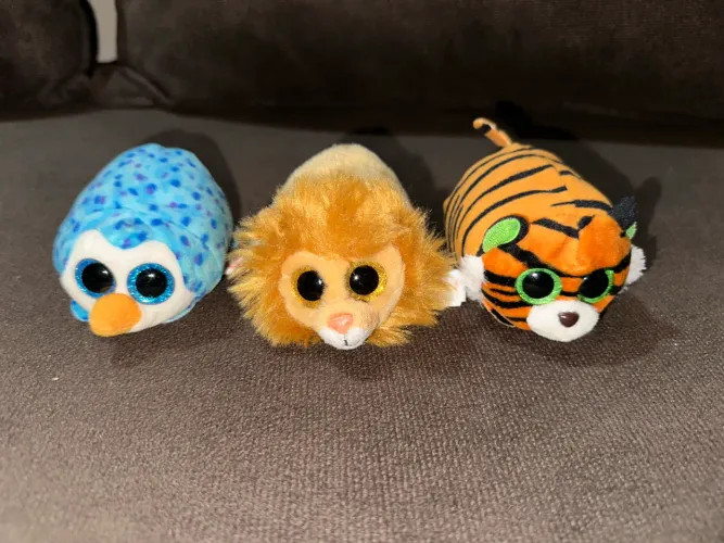 Mini pelúcias Ty Beanie boo olhos brilhantes 