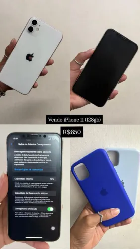 VENDO IPHONE 11 (128gb) (BRANCO)