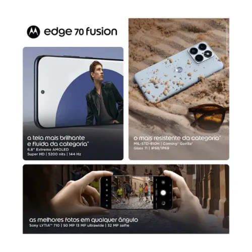 VENDO MOTOROLA EDGE 70 FUSION 5G - 256GB | R$ 1.650 ? A oportunidade que você procurava!