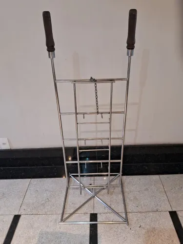 Espeto Inox Costelao fogo de chão