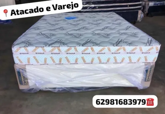 Cama box colchão d33