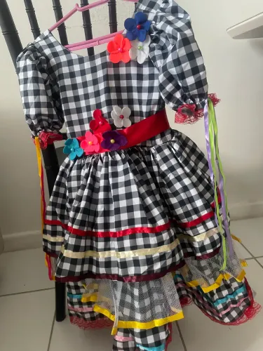 Vestido junino infantil