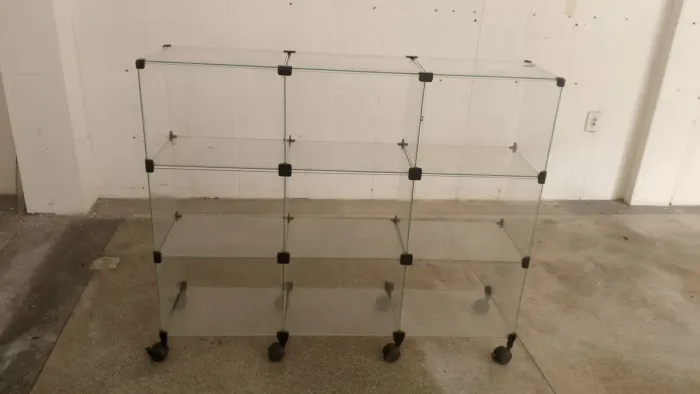 BALCÃO EXPOSITOR DE VIDRO