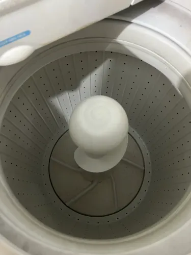 Máquina de lavar com defeito