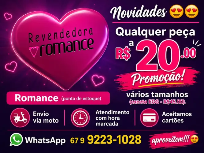 Sutiãs Romance em PROMOÇÃO R$20.00