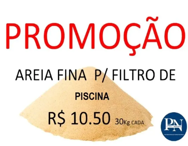 Areia para Filtro de Piscina 
