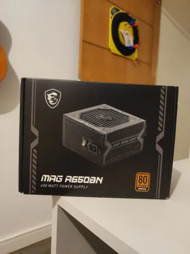 Fonte MSI Mag a650bn. NOVO