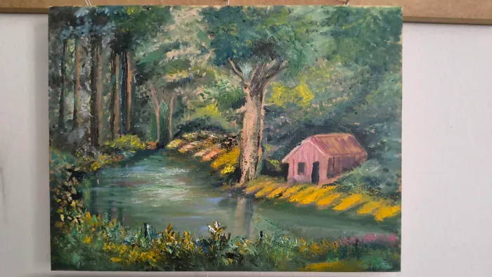 Pintura a Óleo Sobre Tela