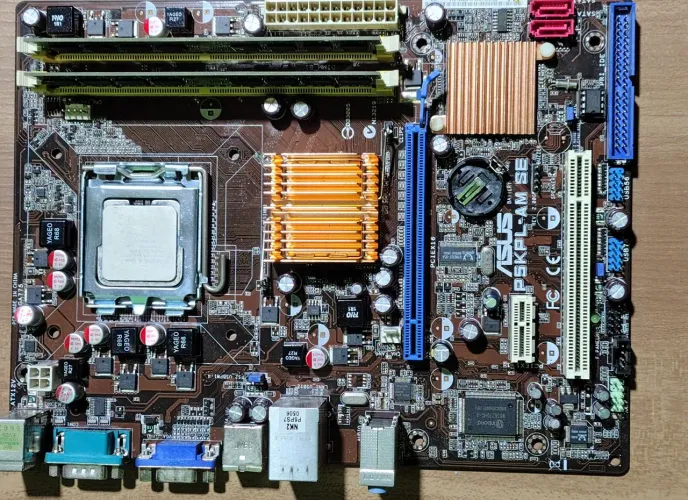 Placa mãe processador e memória